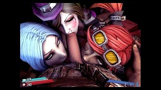 Gaige Fucks Lilith and Mad Moxxi