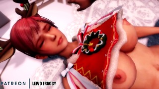 3D Hentai POV Fucking with Big Tits Honoka