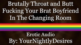 Rough Daddy Fucks Twink’s Ass Outside