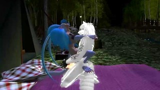 Public Furry Cat Mating