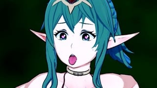 Thicc Elf Creampie Outside