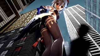 Giantess Ganyu Crush Fetish