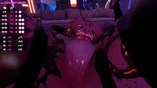 Getting a Hand from a Lewd Vtuber Succubus