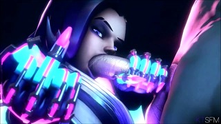 Lesbian Overwatch Threesome