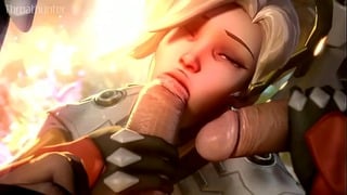 Futanari Widowmaker Fucked Hard