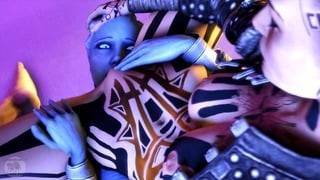Alien Lesbian Scissoring