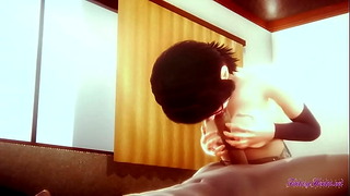 Uncensored Naruto Hentai – Sarada Sucks Cock