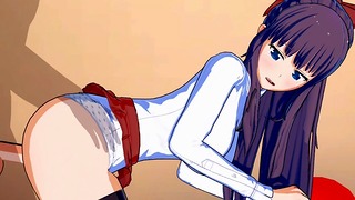 Hifumi Takimoto Fucked Hard in 3D Anime Creampie