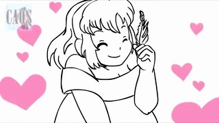 Teen Frisk Seduces Sans in Secret Underground Tryst