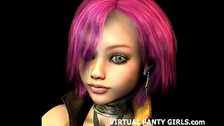 3D Anime Girl Blowjob