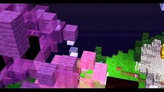I’m Jumping and Getting a Blowjob in Minecraft