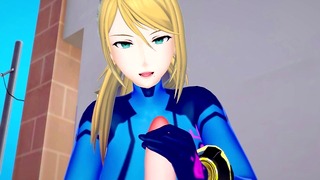 Uncensored Samus Aran Creampie POV