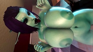 Soria’s Big Tits Bounce in 3D SFM Tribute