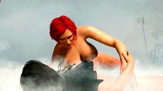 Geralt’s Fiery Redhead Seduction