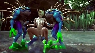 Rough Orc Anal Gangbang