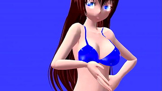 3D Hentai Bikini Tease