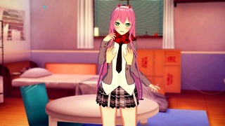 Zero Two Cute Schoolgirl Koikatsu Animation