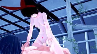 Amber Genshin Blowjob In The Garden 3D Hentai