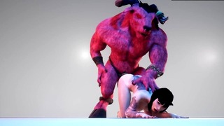 Demon Minotaur X Chubby Tan