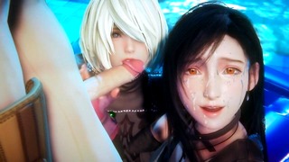Everyone’s Favorite Tifa and 2b Appear Together!