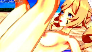 Genshin Impact Barbara Anime 3d