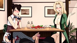Kunoichi Trainer – Ninja Naruto Trainer – Part 63 – Naked Tsunade Tenten Footjob By Loveskysanx