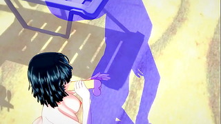 One Punch Male – Fubuki Blowjob And Fucked – Japanese Asian Manga Hentai Film Game Porn