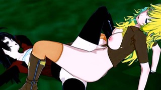 Rwby – Yang X Raven Yuri Animated