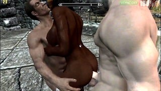 Skyrim Young Lady Thane Harassed Uses and Fucked in the City Part 2