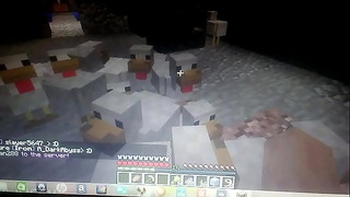 Minecraft Chickens Fucked Hard in Creampie Action