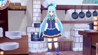 Aqua Gets Fucked Hard in 3D Hentai Creampie Action