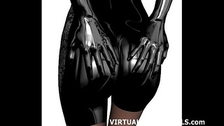 3D Anime Girls Get Fucked Hard in Multiple Positions