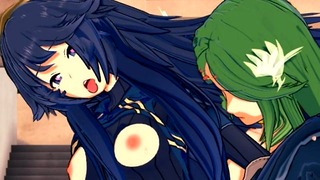 Lucina Takes Palutena’s Futa Cock Hard in 3D