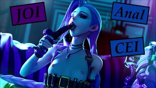 Jinx Takes Anal from Ahri in Arcane League Hentai