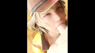 Cindy Aurum Takes Deep Blowjob in Final Fantasy 3D