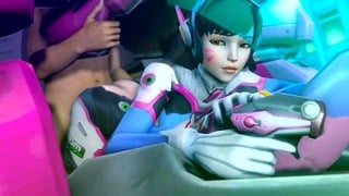 D.Va and Widowmaker Get Fucked Hard in 3D Hentai Overwatch Gangbang