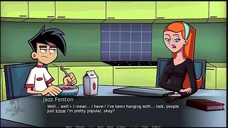 Danny Phantom Catches Cheerleaders in Amity Park