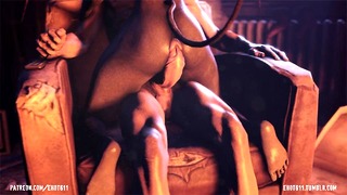 Dante’s Xmas Night with a Horny Succubus Elf