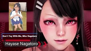 Hange Zoe Futa Milf Destroys Nagatoro with Blowjob and Creampie