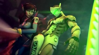 D.Va Takes Huge Cock In Ass With Sound