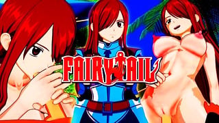 Erza Scarlet Gets Fucked Hard in Bikini