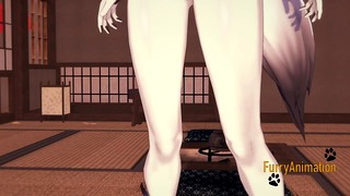 Furry Hentai: Amateratsu Gets Fucked Hard in 3D