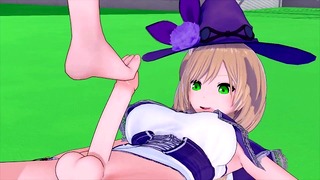 Futa Lisa Dominates Ursula with Huge Cock creampie