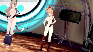 Mona Gets Fucked by Timber in Genshin 3D Hentai