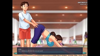 Horny Milf’s Gym Threesome Fantasy Unleashed