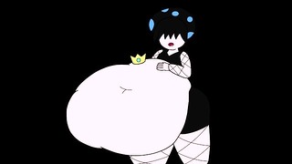 Gothic Toad Vores Princess Peach in Public POV