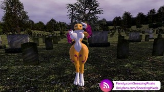 Renamon’s VR Memorial Day Tribute: A Busty Anime Soldier’s Secret Mission