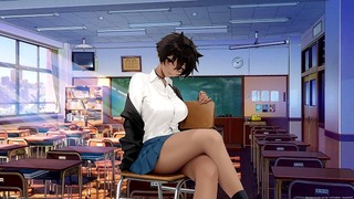 Interactive ASMR School Fantasy: Harem of Naughty Students and the Milf Teacher
