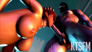 Kasumi Takes It Deep: Throat Fucked by Giant Cock