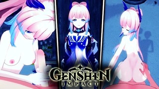 Kokomi Gets Fucked Hard in Genshin Hentai Creampie